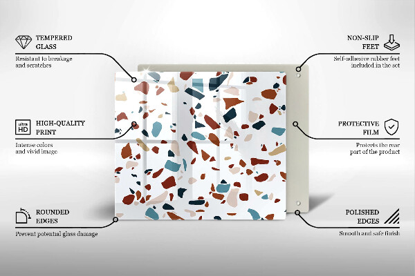 Stenska zaščitna plošča za štedilnik Dekorativni kamen