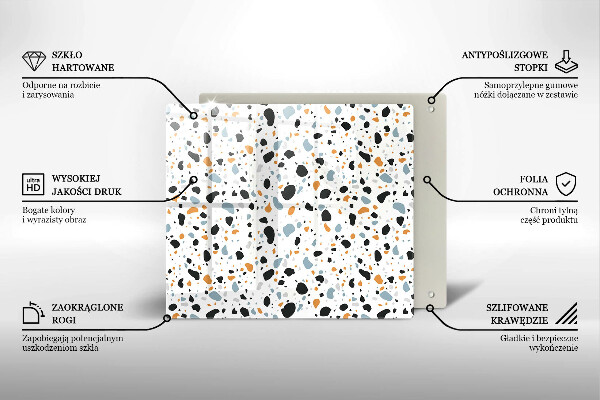 Stenska zaščitna plošča za štedilnik Dekorativna kamenina