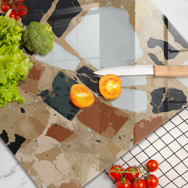 Stenska zaščitna plošča za štedilnik Plošča z okrasnimi kamni