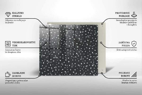 Stenska zaščitna plošča za štedilnik Dekorativni kamen