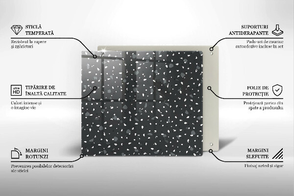 Stenska zaščitna plošča za štedilnik Dekorativni kamen