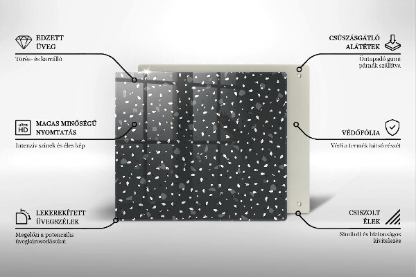 Stenska zaščitna plošča za štedilnik Dekorativni kamen