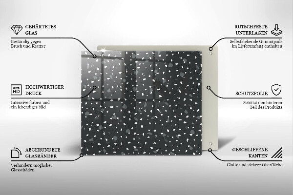 Stenska zaščitna plošča za štedilnik Dekorativni kamen