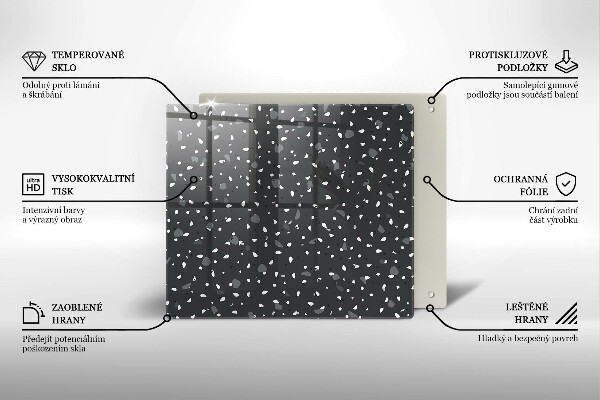 Stenska zaščitna plošča za štedilnik Dekorativni kamen