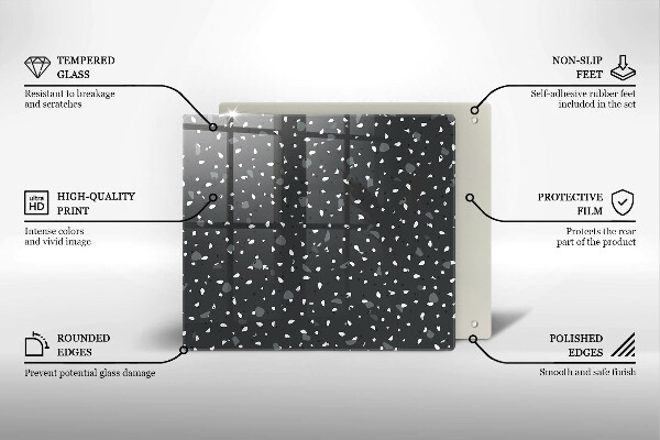 Stenska zaščitna plošča za štedilnik Dekorativni kamen