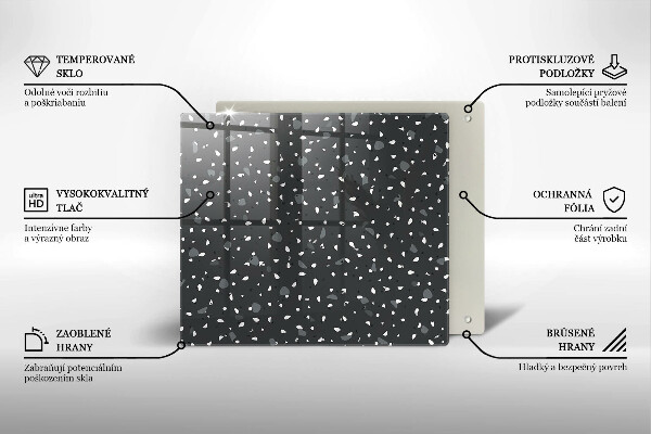 Stenska zaščitna plošča za štedilnik Dekorativni kamen