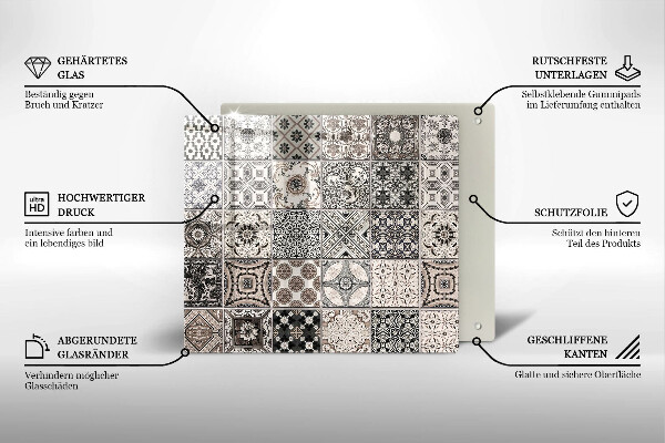 Stenska zaščitna plošča za štedilnik Dekorativne ploščice