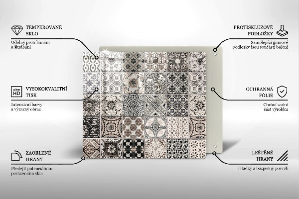 Stenska zaščitna plošča za štedilnik Dekorativne ploščice