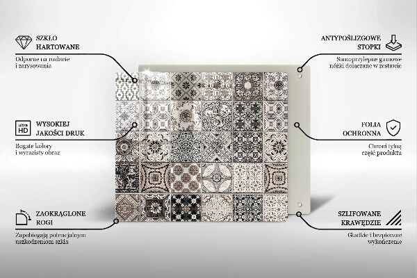 Stenska zaščitna plošča za štedilnik Dekorativne ploščice