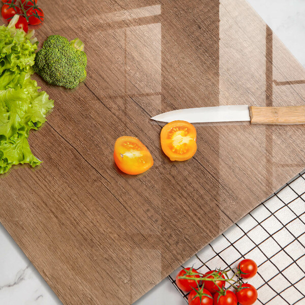 Stenska zaščitna plošča za štedilnik Tekstura lesa