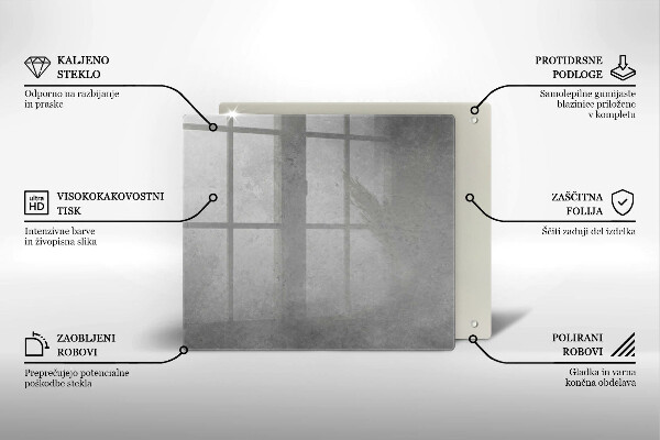Zaščitna plošča za štedilnik Ozadje s teksturo betona