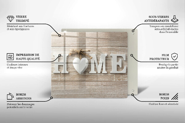 Zaščitna plošča za štedilnik Home