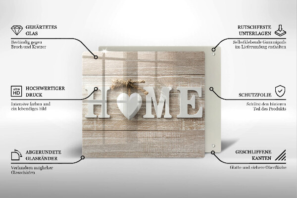 Zaščitna plošča za štedilnik Home