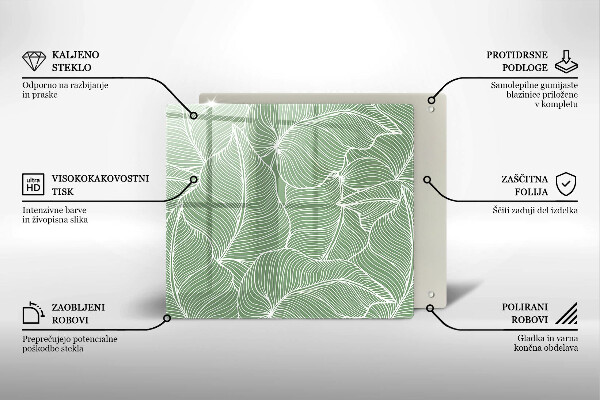 Zaščitna plošča za štedilnik Linearni listi