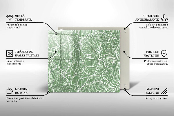 Zaščitna plošča za štedilnik Linearni listi