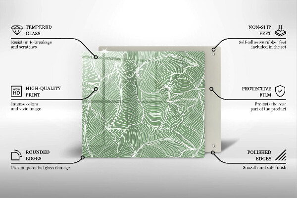 Zaščitna plošča za štedilnik Linearni listi