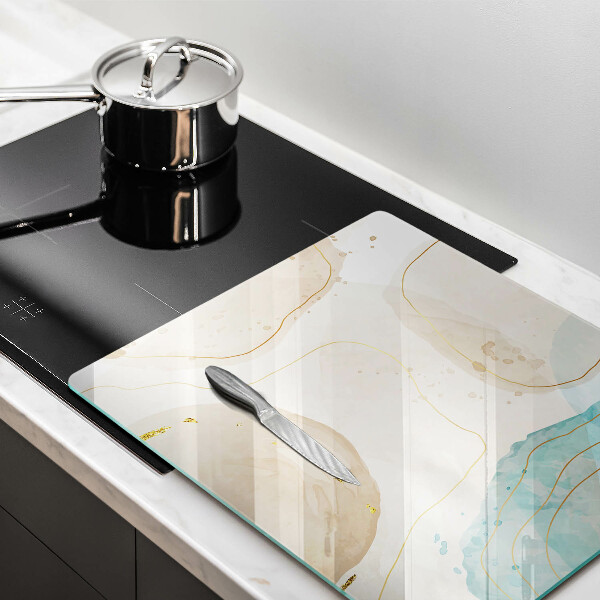 Zaščitna plošča za štedilnik Svetle boho oblike