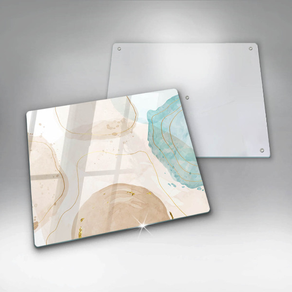 Zaščitna plošča za štedilnik Svetle boho oblike