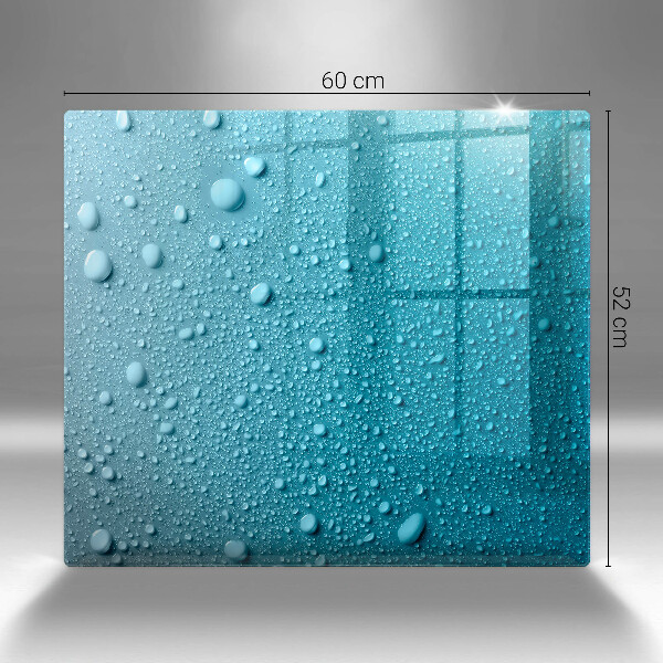 Zaščitna plošča za štedilnik Kapljice vode