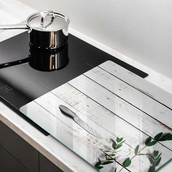 Stenska zaščitna plošča za štedilnik Stare deske in listi