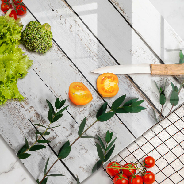 Stenska zaščitna plošča za štedilnik Stare deske in listi