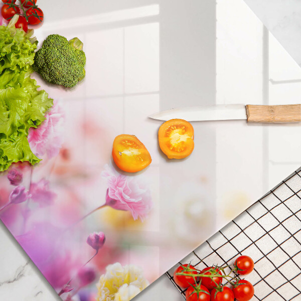 Stenska zaščitna plošča za štedilnik Cvetlični travnik