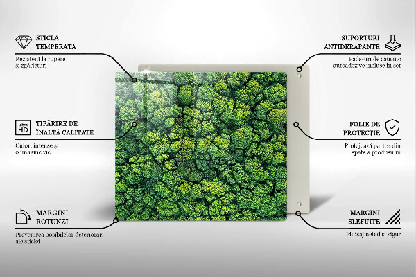 Zaščitna plošča za štedilnik Naravna rastlina mah