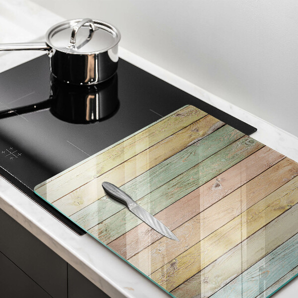 Stenska zaščitna plošča za štedilnik Pisane vintage table