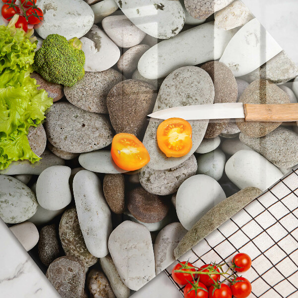 Zaščitna plošča za štedilnik Ozadje majhnih kamnov