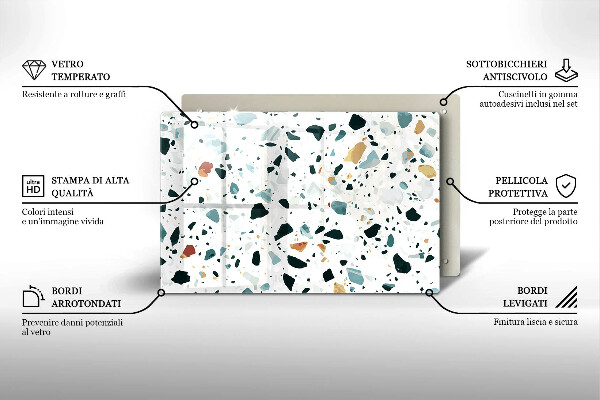 Zaščitna plošča za štedilnik Lahka kamenina