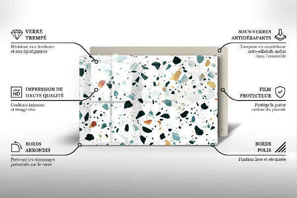 Zaščitna plošča za štedilnik Lahka kamenina