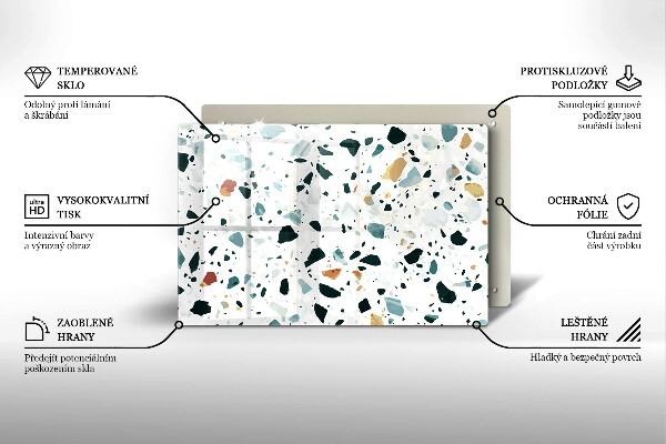 Zaščitna plošča za štedilnik Lahka kamenina