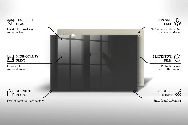 Zaščitna plošča za štedilnik Siva barva