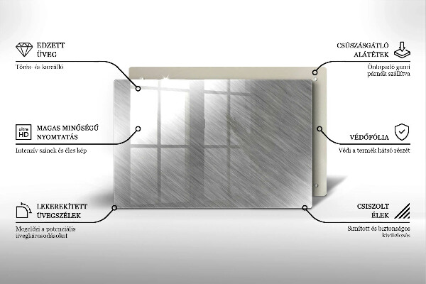 Zaščitna plošča za štedilnik Kovinska tekstura ozadja