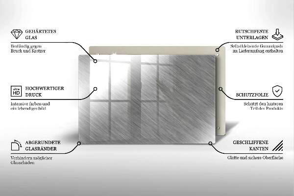 Zaščitna plošča za štedilnik Kovinska tekstura ozadja