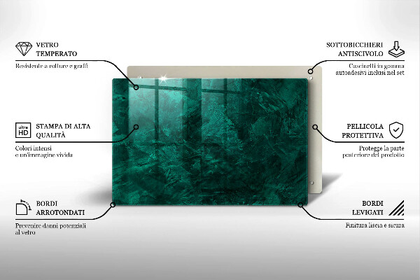 Zaščitna steklena plošča za štedilnik Kamnita tekstura ozadja