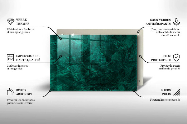 Zaščitna steklena plošča za štedilnik Kamnita tekstura ozadja