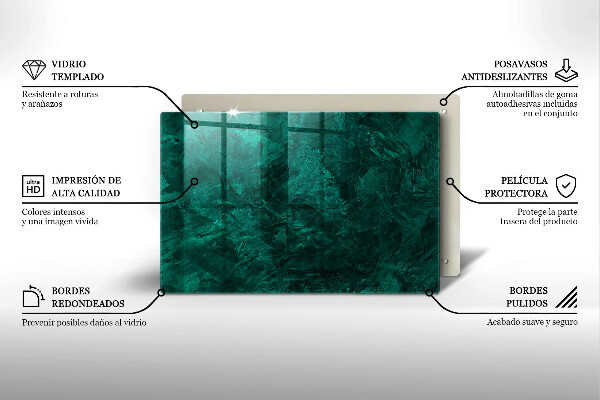 Zaščitna steklena plošča za štedilnik Kamnita tekstura ozadja