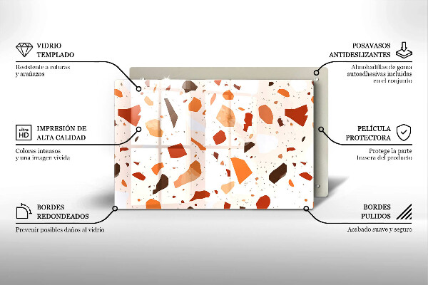 Stenska zaščitna plošča za štedilnik Dekorativna kamenina