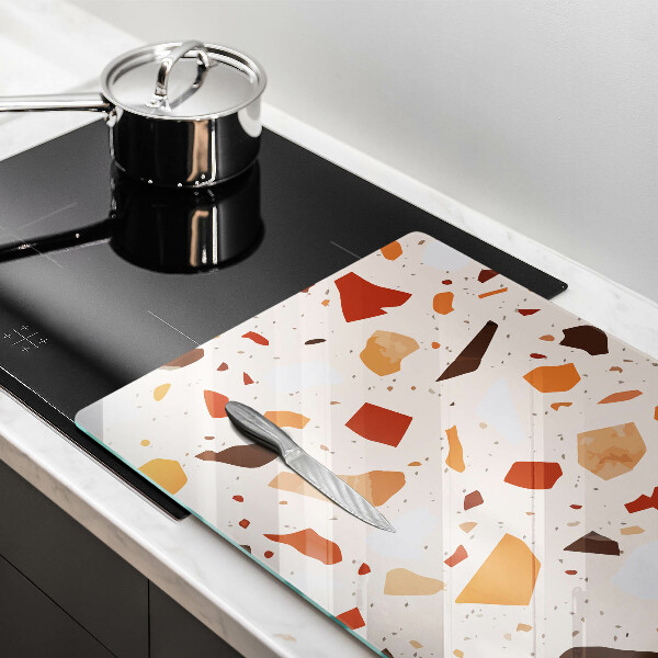 Stenska zaščitna plošča za štedilnik Dekorativna kamenina