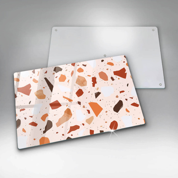 Stenska zaščitna plošča za štedilnik Dekorativna kamenina