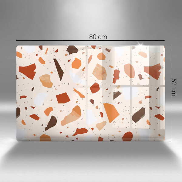 Stenska zaščitna plošča za štedilnik Dekorativna kamenina