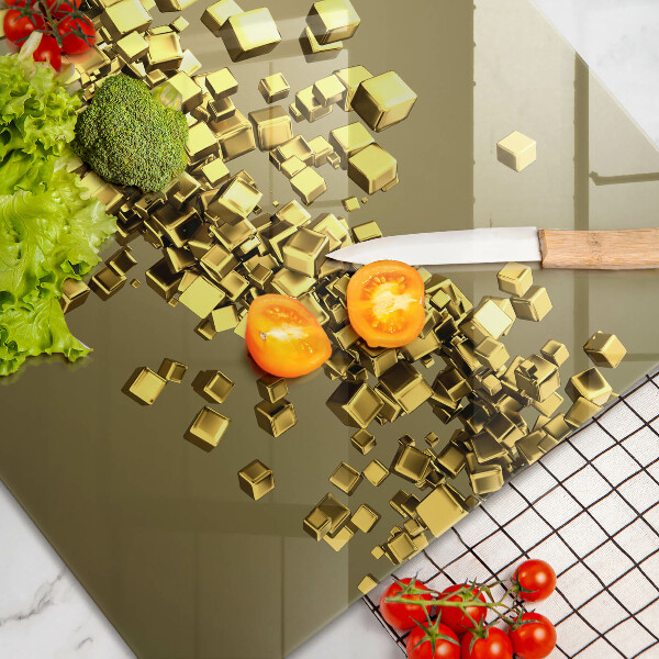 Zaščitna plošča za štedilnik Abstraktna 3D geometrija