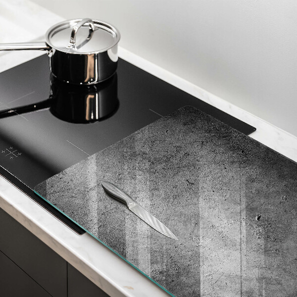 Zaščitna steklena plošča za štedilnik Tekstura betonskega kamna