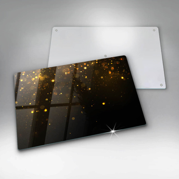 Zaščitna plošča za štedilnik Zlate bleščice