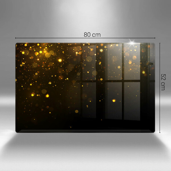 Zaščitna plošča za štedilnik Zlate bleščice