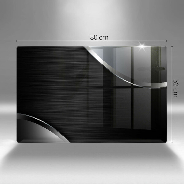 Zaščitna plošča za štedilnik Kovinska abstrakcija