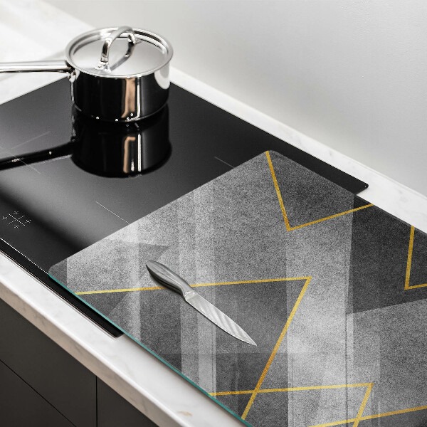 Stenska zaščitna plošča za štedilnik Ostre oblike