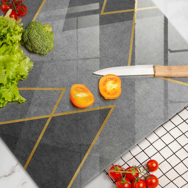 Stenska zaščitna plošča za štedilnik Ostre oblike