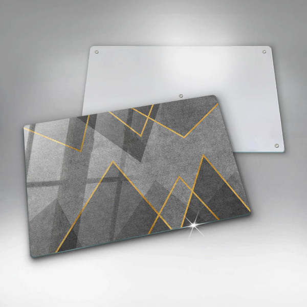 Stenska zaščitna plošča za štedilnik Ostre oblike